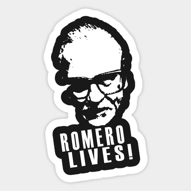 Romero Lives! Sticker by SamDrog2000